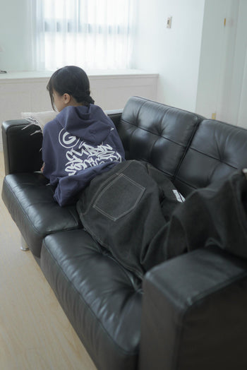 水洗連帽boxy短款380G帽T