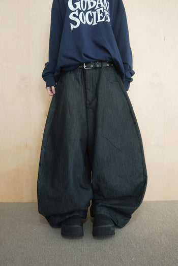 原牛寬鬆氣球牛仔褲