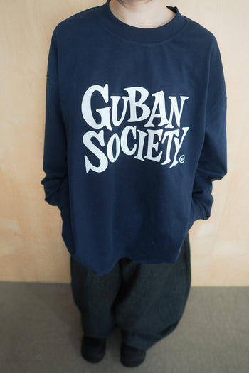 大LOGO休閒素色長袖上衣