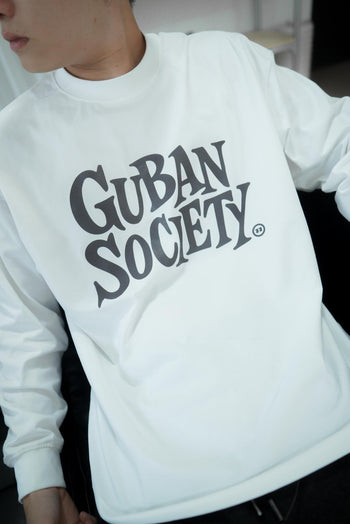 大LOGO休閒素色長袖上衣