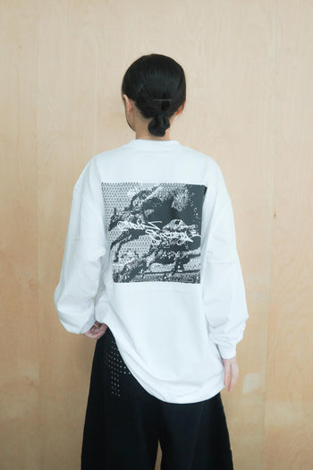 萬馬奔騰寬鬆塗鴉長袖