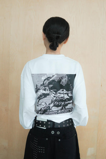 萬馬奔騰寬鬆塗鴉長袖