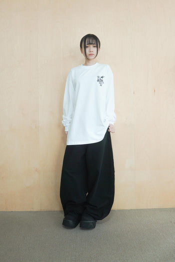 萬馬奔騰寬鬆塗鴉長袖