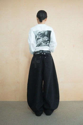 萬馬奔騰寬鬆塗鴉長袖