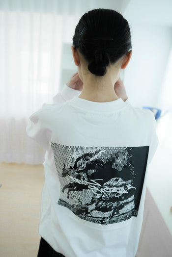 萬馬奔騰寬鬆塗鴉長袖