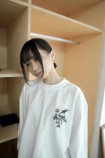 萬馬奔騰寬鬆塗鴉長袖