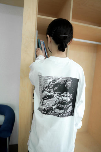 萬馬奔騰寬鬆塗鴉長袖