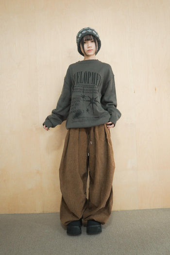 星星字母長袖針織T