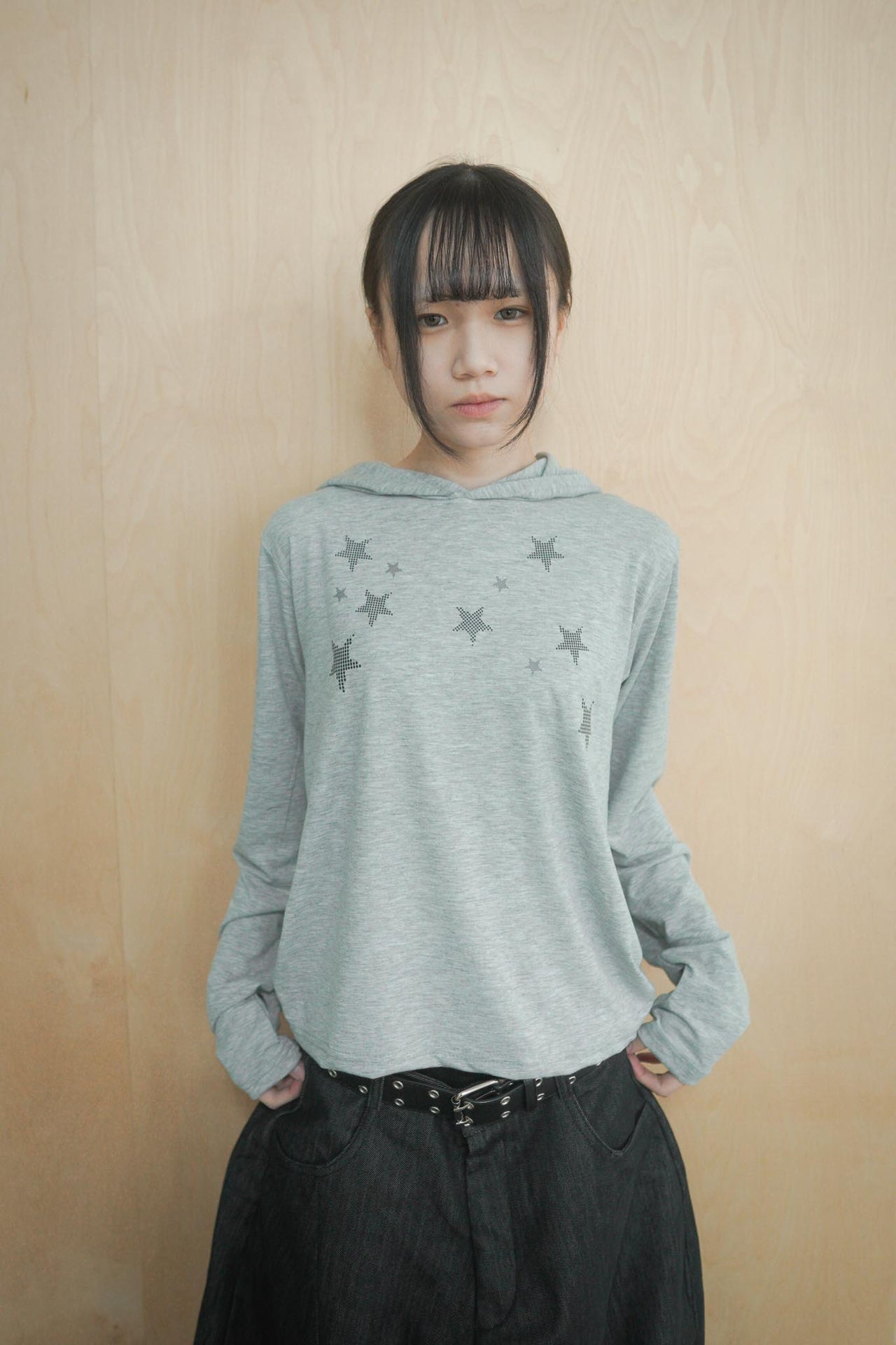 滿天星長袖連帽上衣