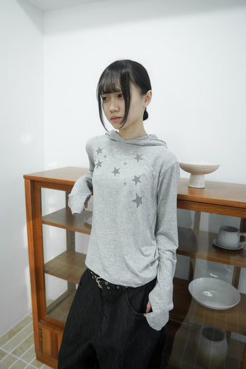 滿天星長袖連帽上衣