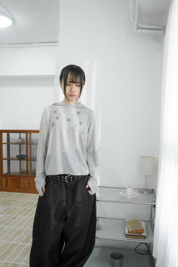 滿天星長袖連帽上衣