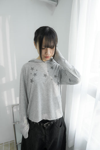 滿天星長袖連帽上衣