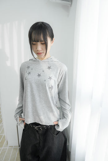 滿天星長袖連帽上衣