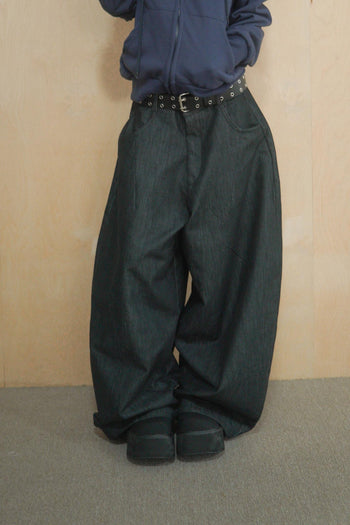 原牛寬鬆氣球牛仔褲