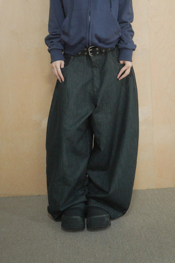 原牛寬鬆氣球牛仔褲