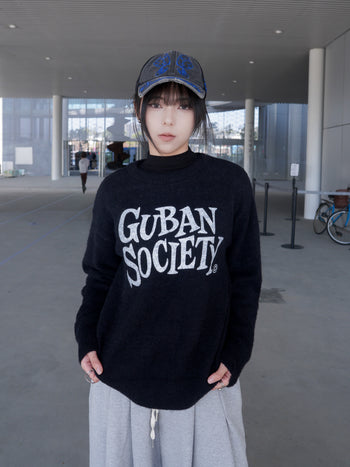 T-S158 大LOGO 馬海毛針織毛衣