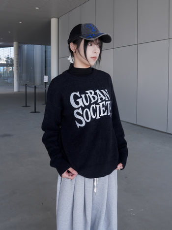 T-S158 大LOGO 馬海毛針織毛衣