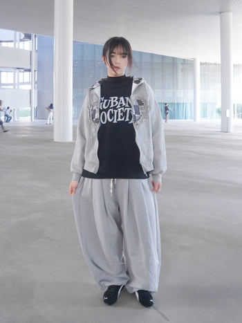 J-H92 韓國立體抽繩愛心貼布連帽外套