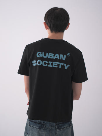 “MADE 𝗚𝘂𝗯𝗮𝗻 " GUBAN SOCIETY GRAPHIC TEE  GB-002