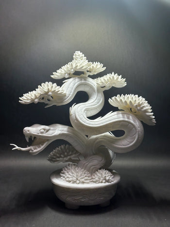 朽根造 - AC-K162 黑·盆系列｜蛇·繞折