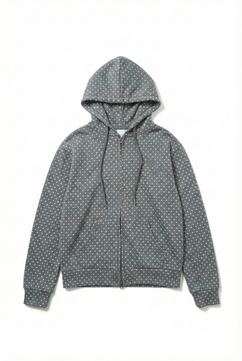 波點翅膀連帽外套