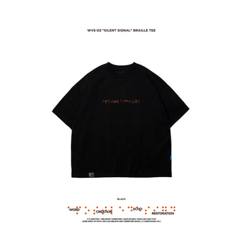 APOSTLE - 26SS WVS-02 “Silent Signal” Braille TEE