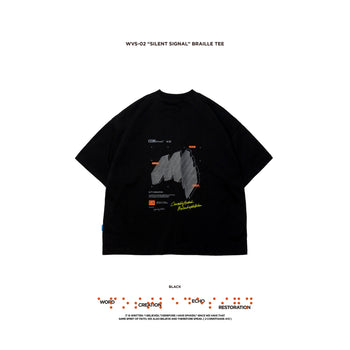 APOSTLE - 26SS WVS-02 “Silent Signal” Braille TEE