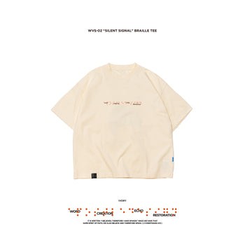 APOSTLE - 26SS WVS-02 “Silent Signal” Braille TEE