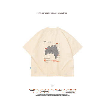 APOSTLE - 26SS WVS-02 “Silent Signal” Braille TEE