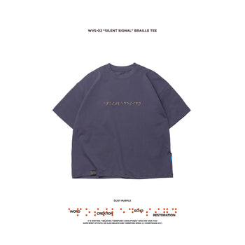 APOSTLE - 26SS WVS-02 “Silent Signal” Braille TEE