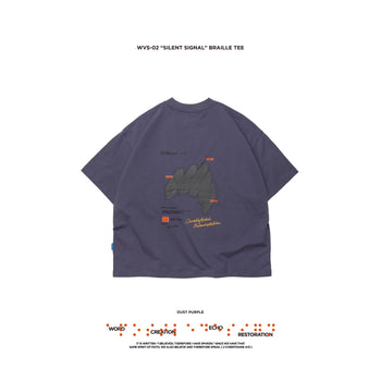 APOSTLE - 26SS WVS-02 “Silent Signal” Braille TEE