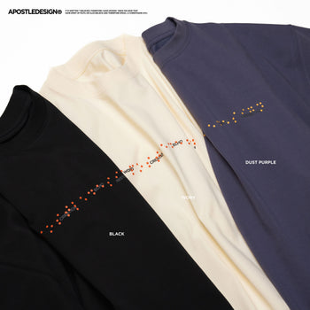 APOSTLE - 26SS WVS-02 “Silent Signal” Braille TEE