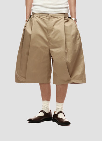 6CRAYON 2.0 – Double Pleated & Loose Fit with Coating (卡其色) P-C161