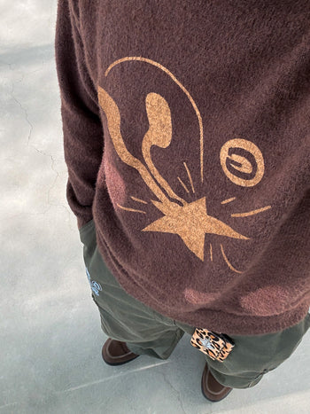 【GUBAN】T-S159 跌落星星馬海毛針織毛衣