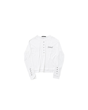 E'TREALOUEST Double-Layered Long-Sleeve Polo Shirt T-E1053