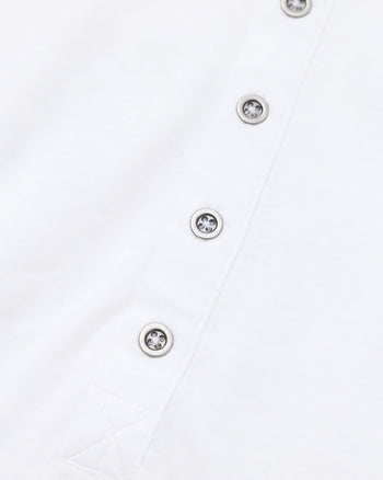 E'TREALOUEST Double-Layered Long-Sleeve Polo Shirt T-E1053