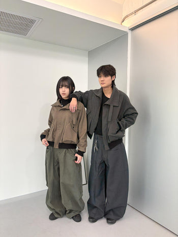 J-W89 復古翻領厚磅高級感夾克