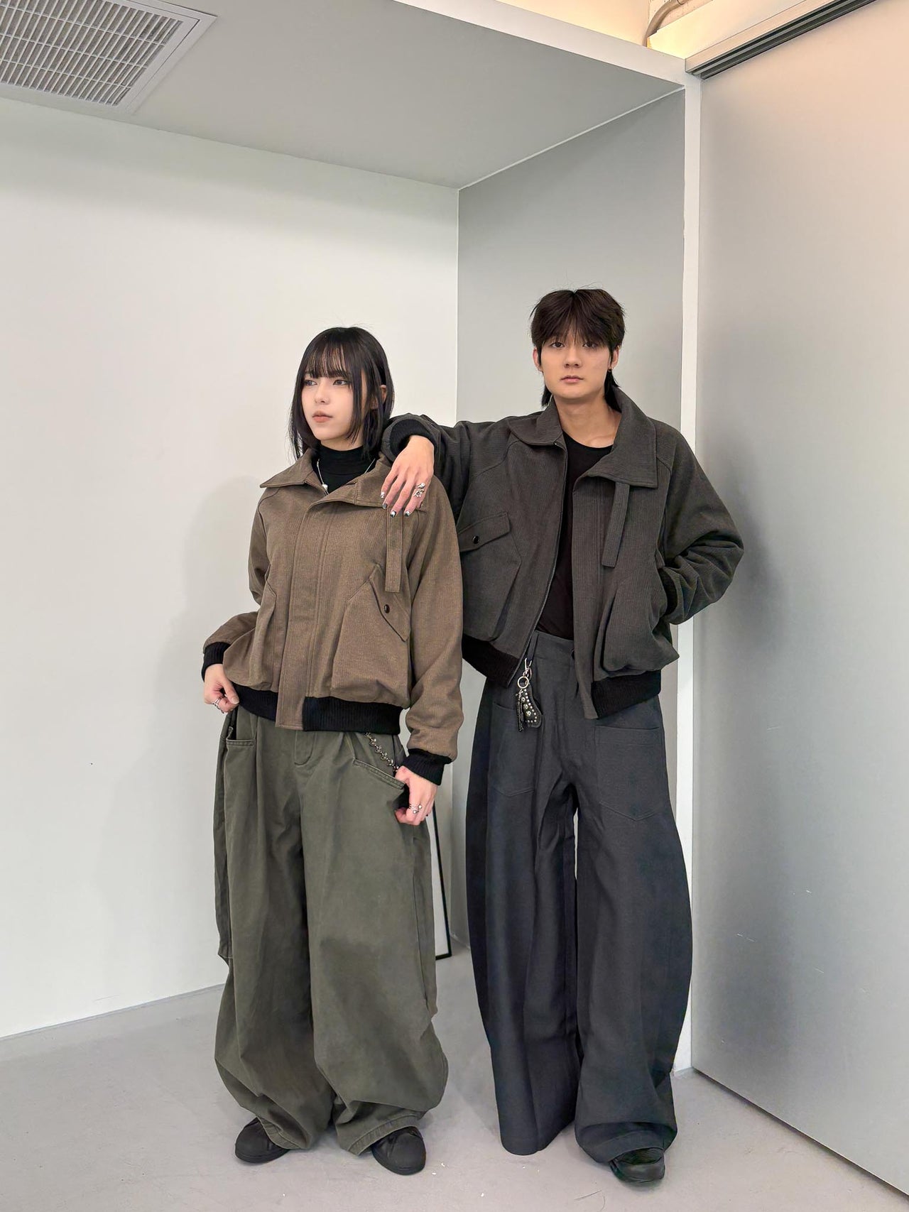 J-W89 復古翻領厚磅高級感夾克