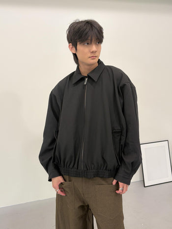 J-B51 復古 boxy 短款 翻領 夾克 休閒百搭 外套