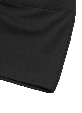 MUCENT - EYELET BANDING MINI SKIRT 打孔鏤空迷你裙 P-M221