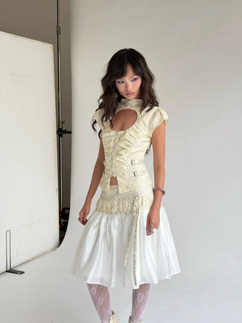 INTO.EIGHT - CRYSTAL TOP T-I1111