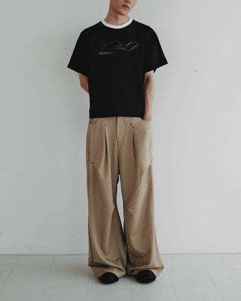 《NEVERLAND》2026.08 Rivet Suit Khaki Pants P-N179