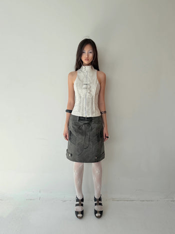 INTO.EIGHT - RUIN SKIRT 廢墟裙 P-I222