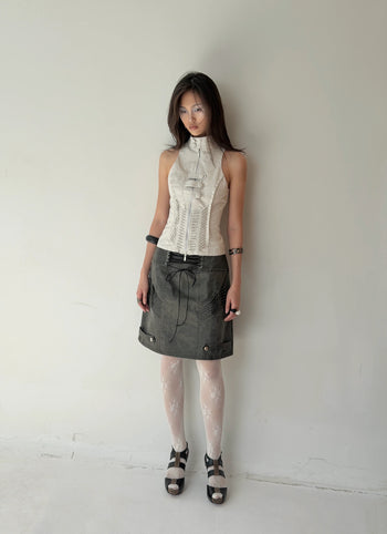 INTO.EIGHT - RUIN SKIRT 廢墟裙 P-I222