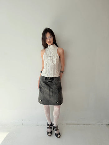 INTO.EIGHT - RUIN SKIRT 廢墟裙 P-I222