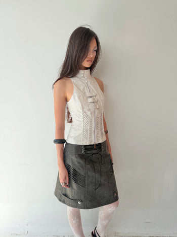 INTO.EIGHT - RUIN SKIRT 廢墟裙 P-I222