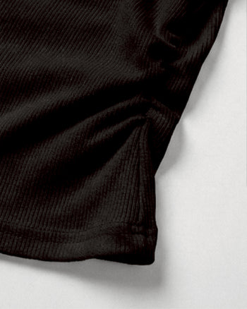 斜肩豹紋星星打底長袖上衣