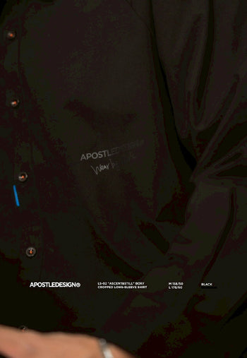 Apostle - 25AW LS-02 Ascent&stilL Boxy Cropped Long-Sleeve Shirt