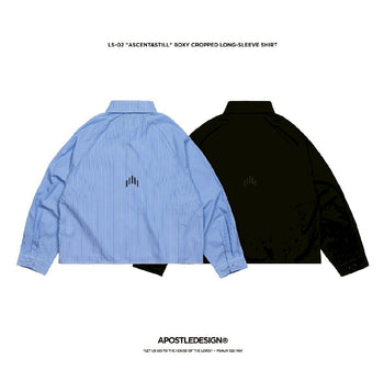 Apostle - 25AW LS-02 Ascent&stilL Boxy Cropped Long-Sleeve Shirt