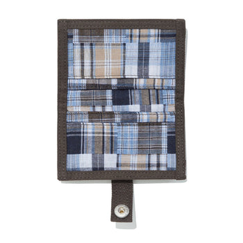 TCM - check button card wallet (brown) AC-P198